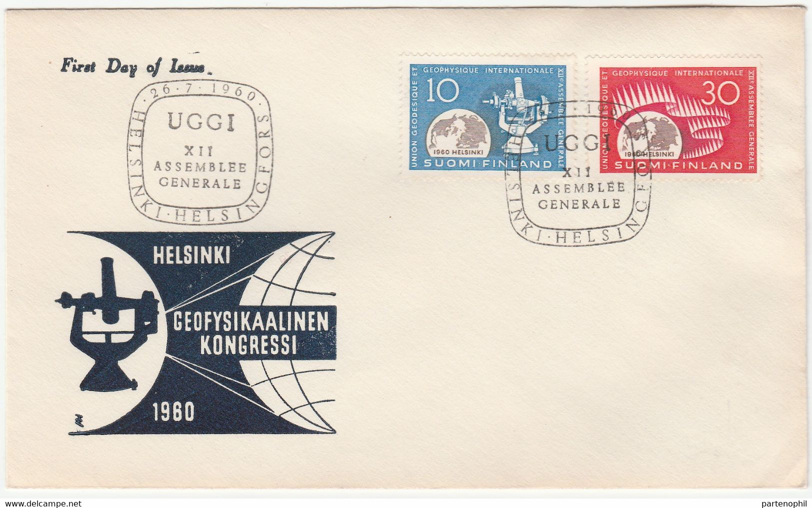 Finlandi 1960 International Geophisical Year - Année Géophysique Internationale