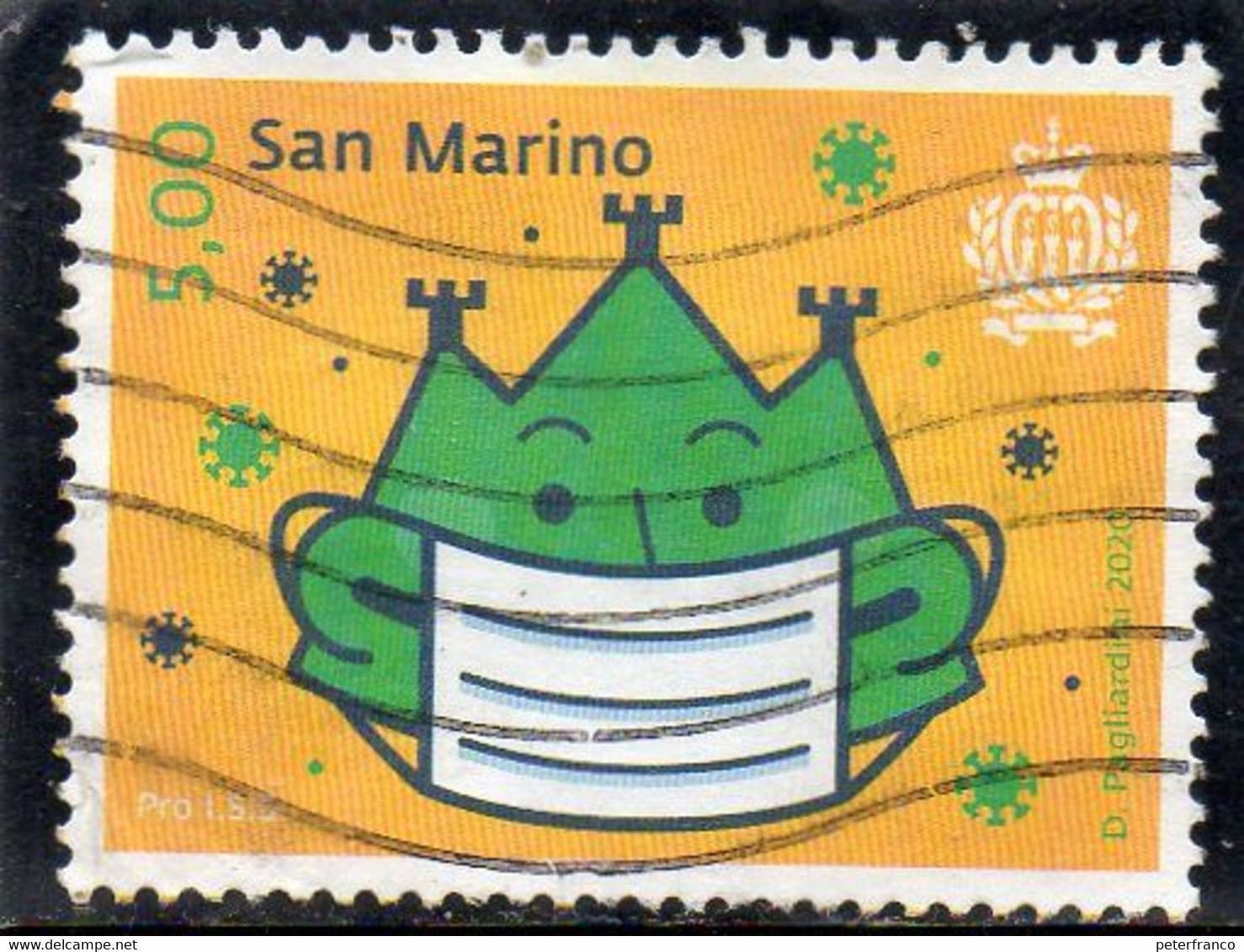 2020 San Marino - Lotta Al Covid - Usados