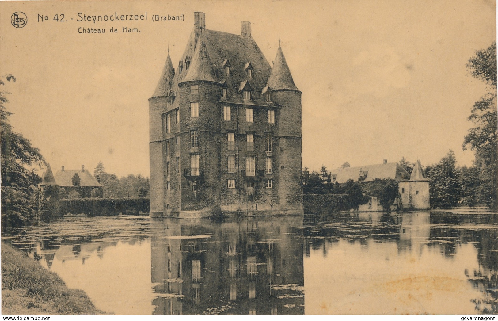 STEENOKERZEEL  CHATEAU DE HAM      2 SCANS - Steenokkerzeel