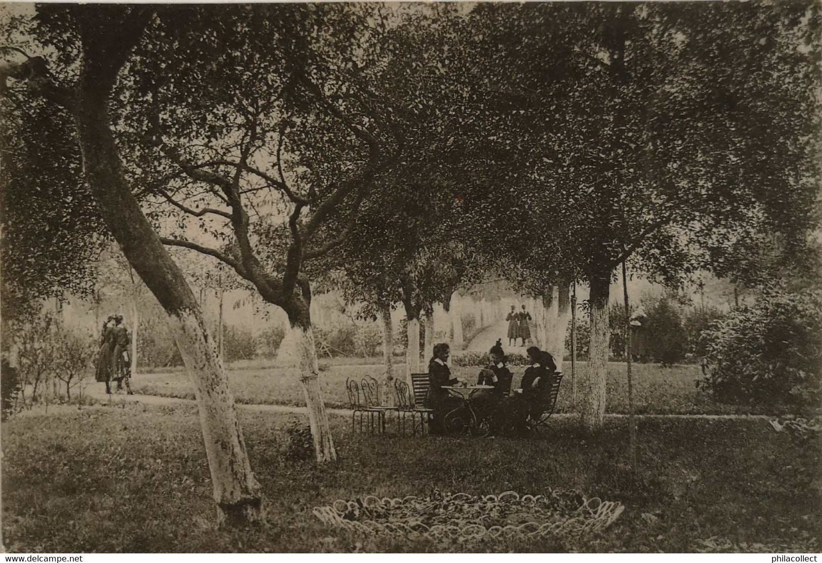 Hamont (Achel) Pensionnat Bethleem - Jardin Anglais 1909 - Hamont-Achel