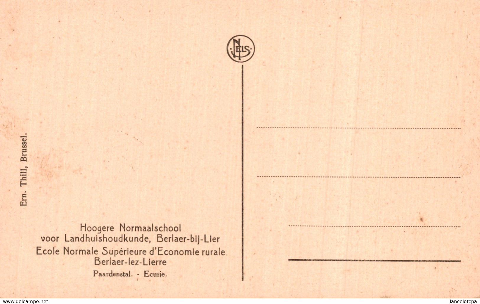 BERLAER LEZ LIERRE / ECOLE NORMALE SUPERIEURE D'ECONOMIE RURALE - ECURIE - Berlaar