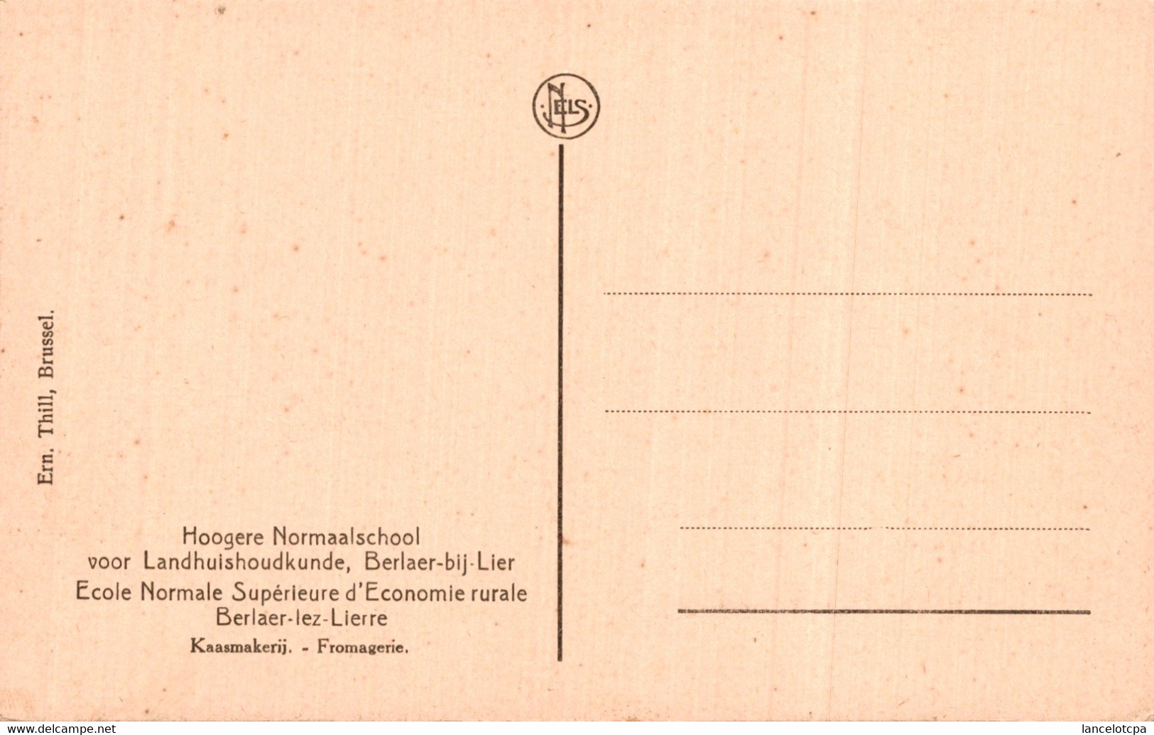 BERLAER LEZ LIERRE / ECOLE NORMALE SUPERIEURE D'ECONOMIE RURALE - FROMAGERIE - Berlaar