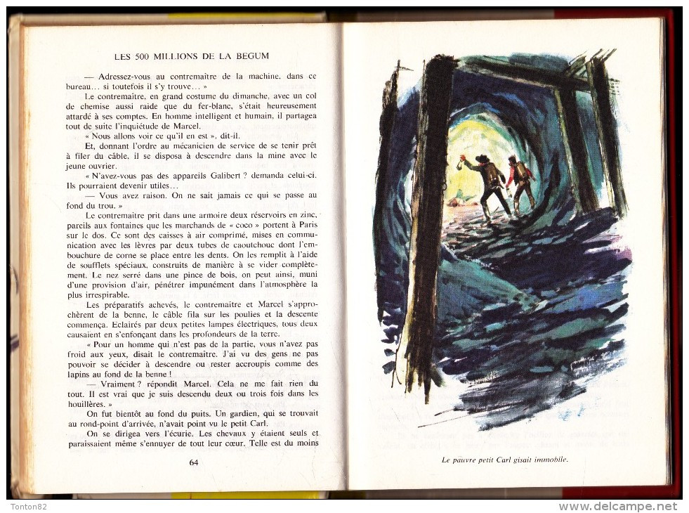 Jules Verne - Les 500 Millions De La Bégum - Idéal Bibliothèque  - ( 1976 ) . - Ideal Bibliotheque