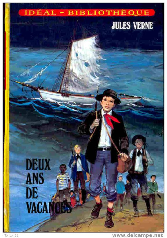 Jules Verne - Deux Ans De Vacances - Ideal Bibliothèque - ( 1974 ) . - Ideal Bibliotheque