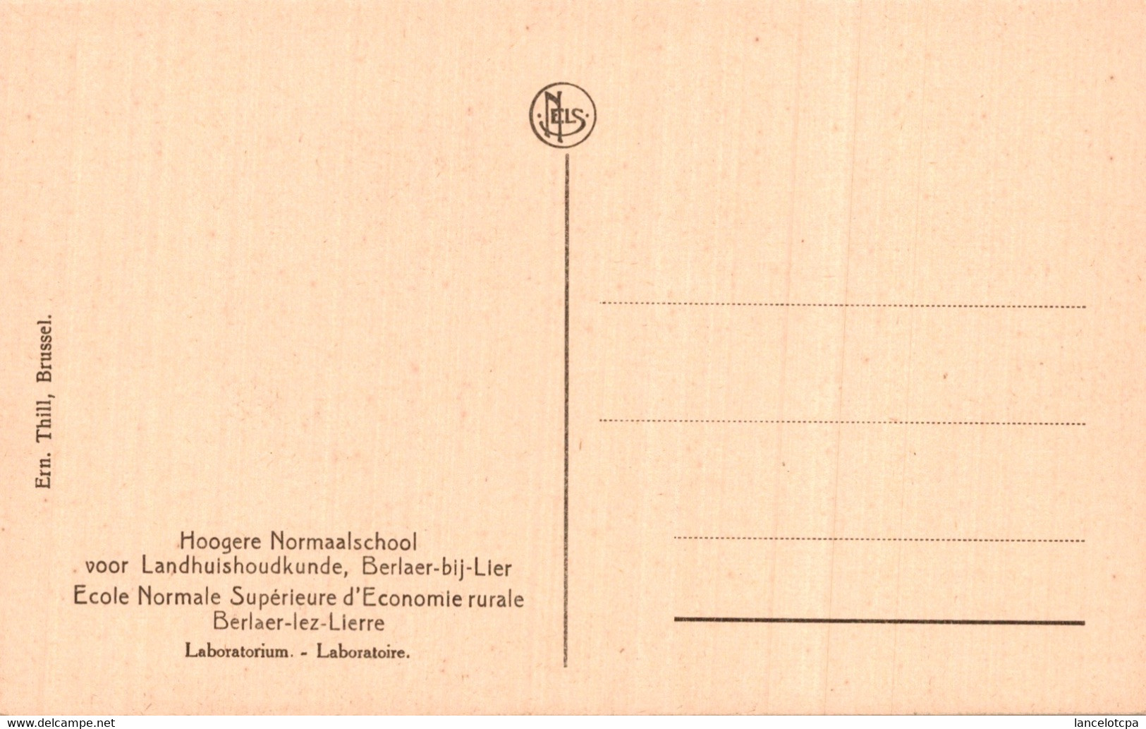 BERLAER LEZ LIERRE / ECOLE NORMALE SUPERIEURE D'ECONOMIE RURALE - LABORATOIRE - Berlaar