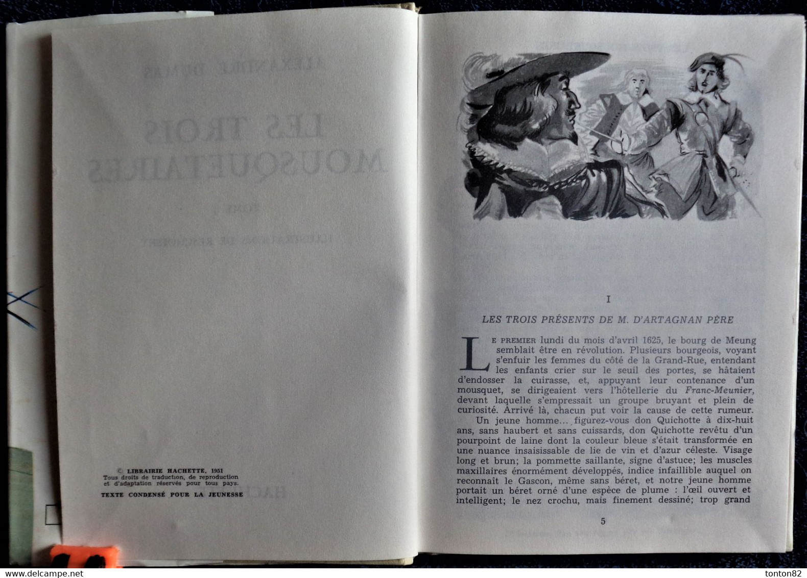 Alexandre Dumas - Les Trois Mousquetaires - Tomes I & II- Idéal Bibliothèque N° 15 - 16 - ( 1957 / 1961 ) . - Ideal Bibliotheque