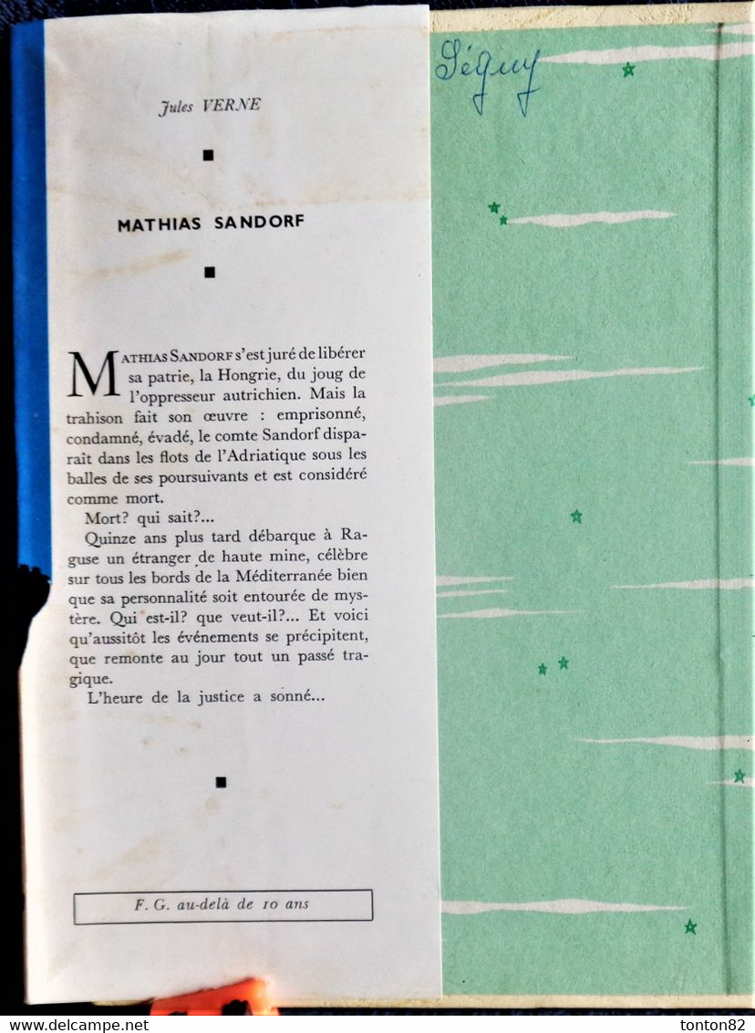 Jules Verne - Mathias Sandorf - Idéal Bibliothèque N° 252 - ( 1963 ) . - Ideal Bibliotheque