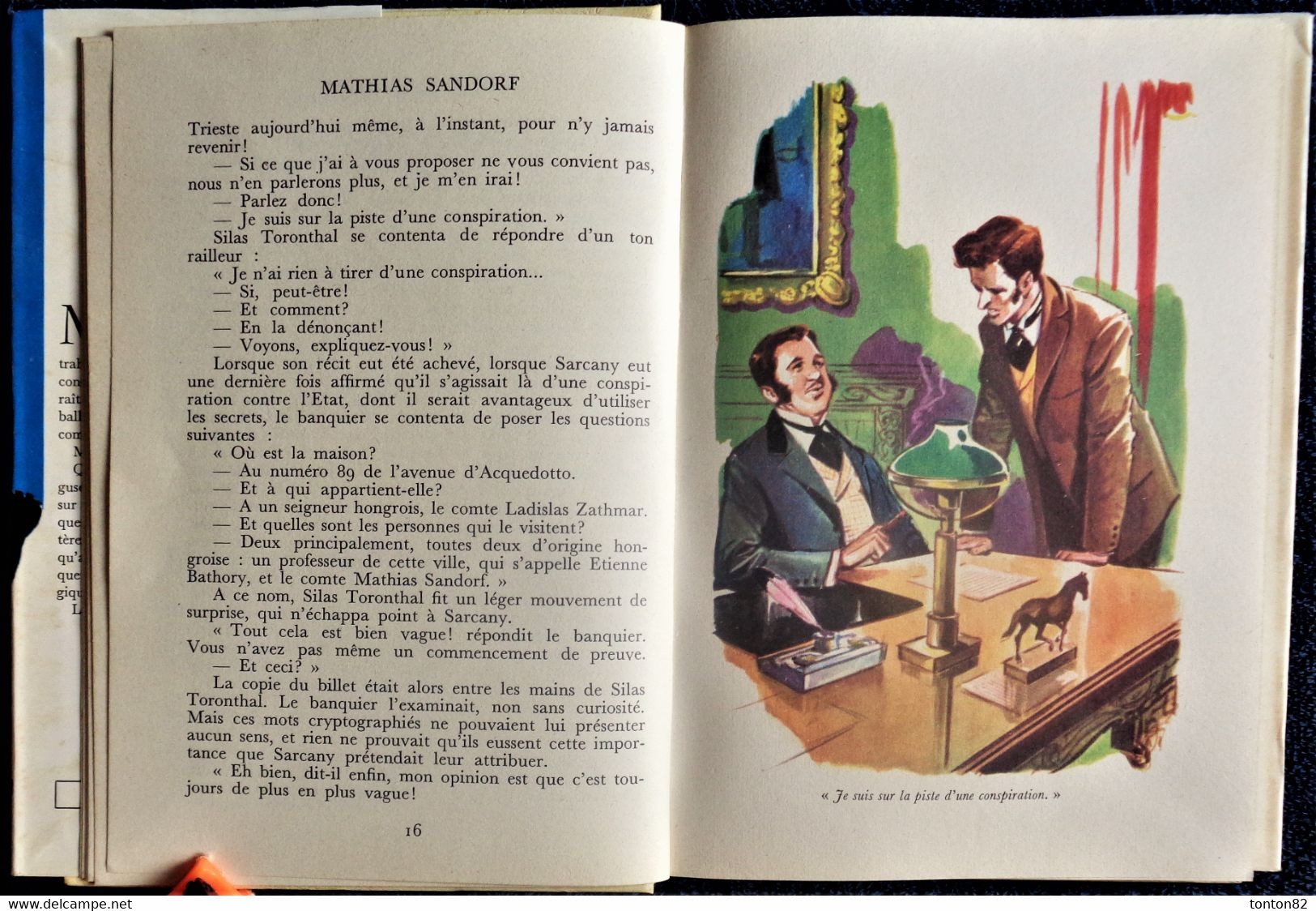 Jules Verne - Mathias Sandorf - Idéal Bibliothèque N° 252 - ( 1963 ) . - Ideal Bibliotheque