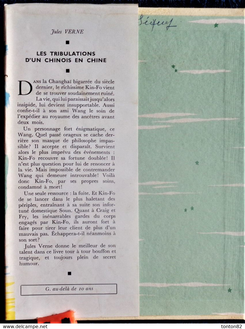 Jules Verne - Les Tribulations D'un Chinois En Chine - Idéal Bibliothèque N° 201 - ( 1961 ) . - Ideal Bibliotheque