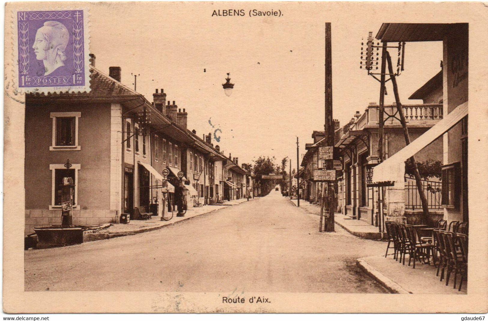 ALBENS (73) - ROUTE D'AIX - Albens