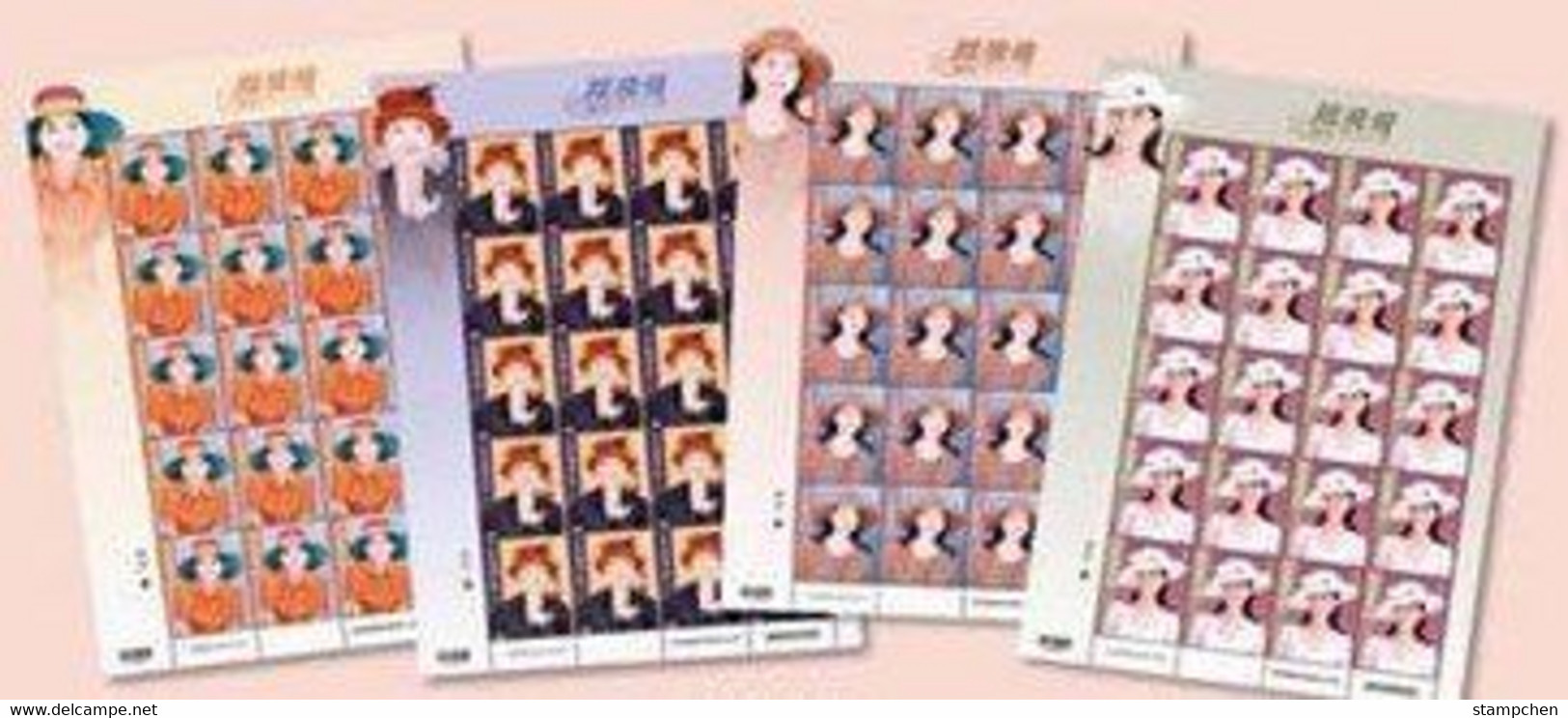 Taiwan 2022 Fong Fei-fei Stamps Sheets Famous Singer Music Artist Hat - Blocs-feuillets