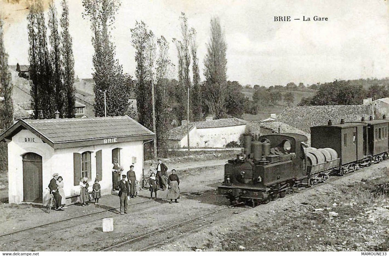 16 LOT DE 4 CARTES DU DÉPARTEMENT DE LA CHARENTE BELLE ANIMATION REIMPRESSION D'APRÉS CARTE ANCIENNE COLLECTION E.B. - Andere & Zonder Classificatie