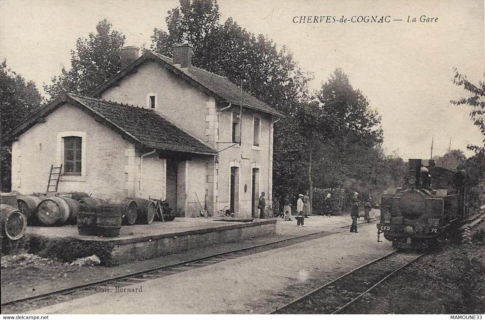 16 LOT DE 4 CARTES DU DÉPARTEMENT DE LA CHARENTE BELLE ANIMATION REIMPRESSION D'APRÉS CARTE ANCIENNE COLLECTION E.B. - Andere & Zonder Classificatie