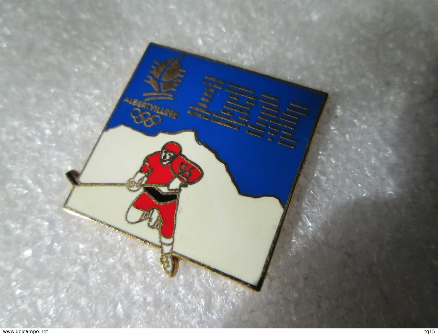 PIN'S   IBM   ALBERTVILLE 92   Email Grand Feu - Jeux Olympiques