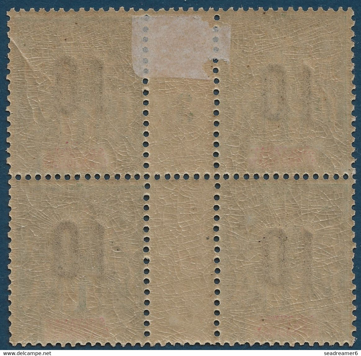 France Colonies Type Groupe Anjouan Bloc De 4 Millésimé 3 N°30A**/* Tres Frais & TTB - Unused Stamps