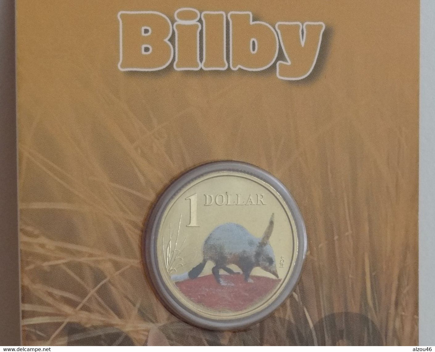 Coincard 1 Dollar Bilby Bandicoot, 2009, Royal Australian Mint, Australie - Dollar