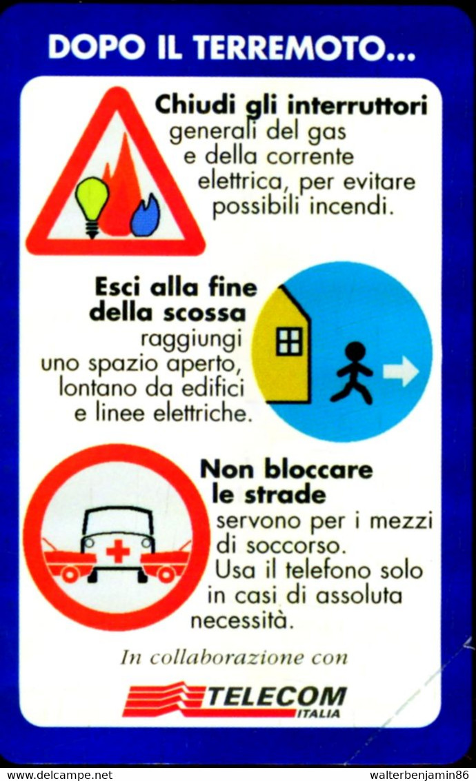 G 895 C&C 2963 SCHEDA TELEFONICA NUOVA MAGNETIZZATA DOPO IL TERREMOTO - Erreurs & Variétés