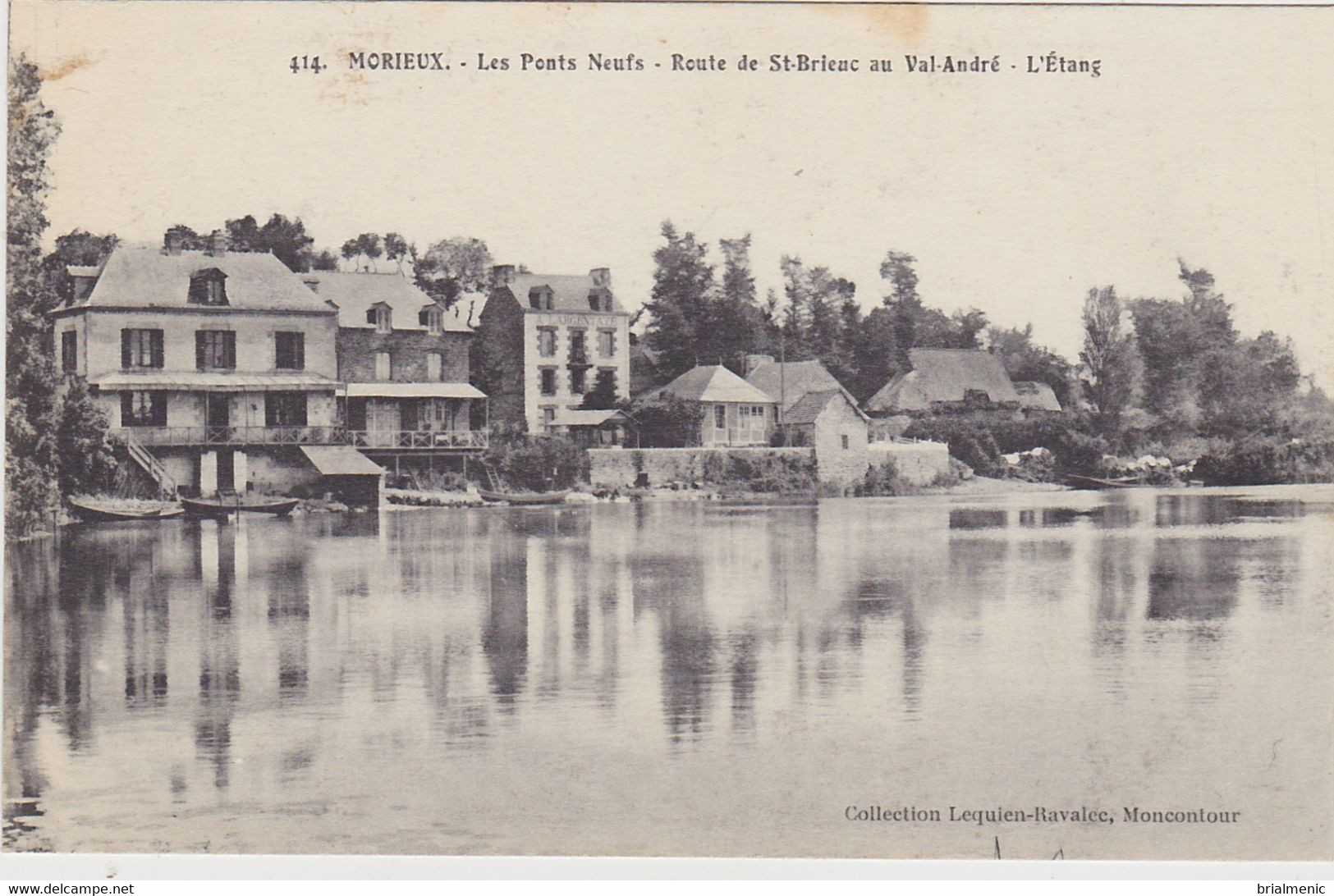 MORIEUX  Les Ponts Neufs Route De St Brieuc Au Val André  L'étang - Morieux