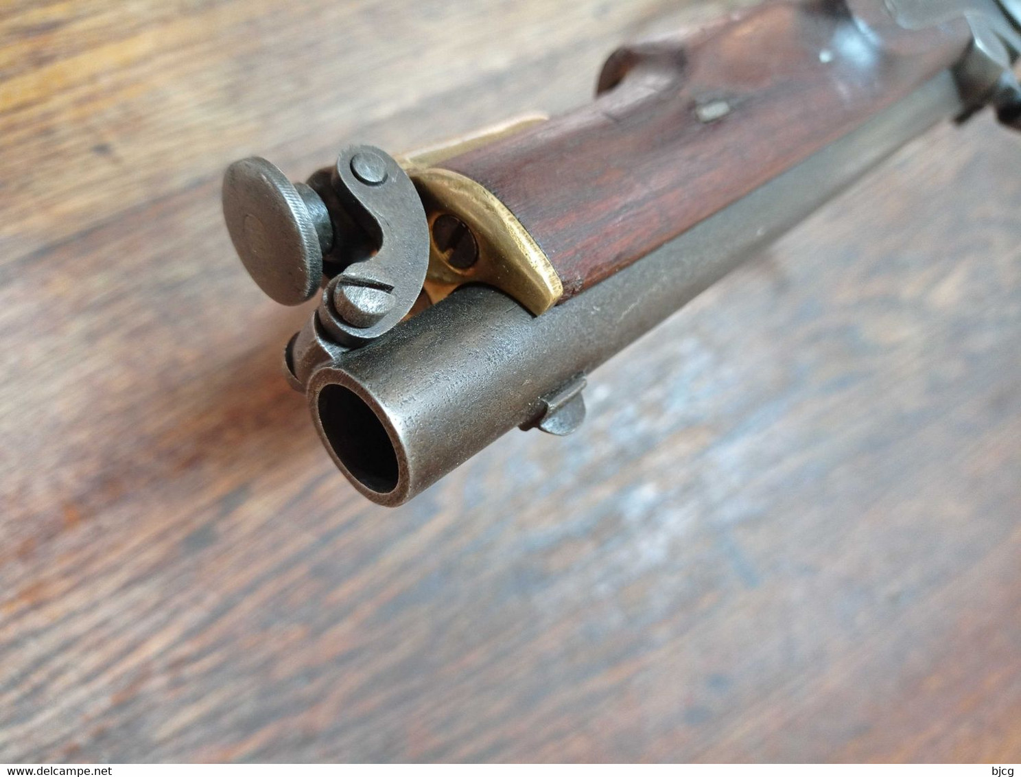 Reproduction De Pistolet à Percussion De Cavalerie Britannique Modèle 1858 - Birmingham 1869 - TBE - Armes Neutralisées