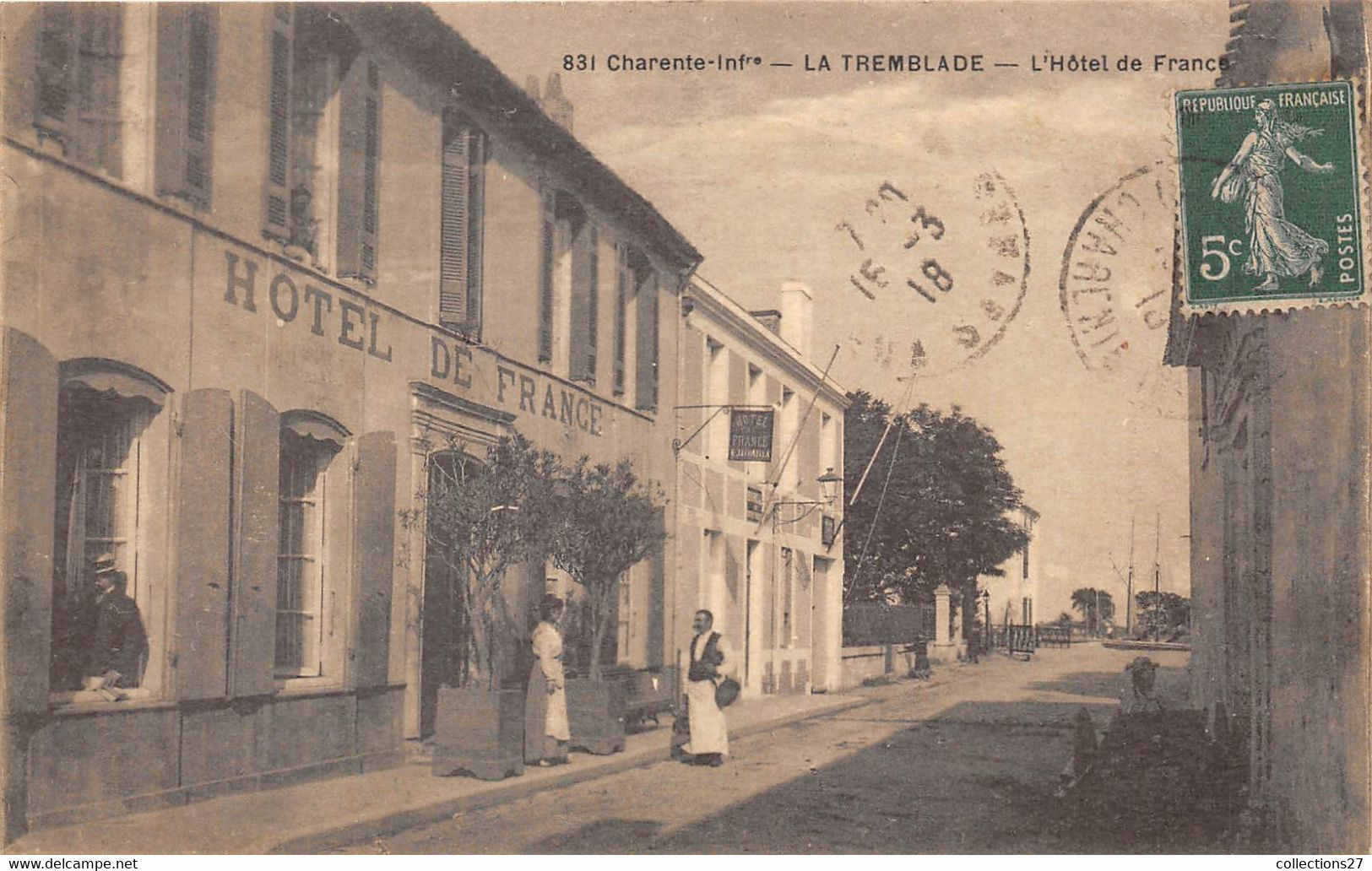 17-LA-TREMBLADE- HÔTEL DE FRANCE - La Tremblade