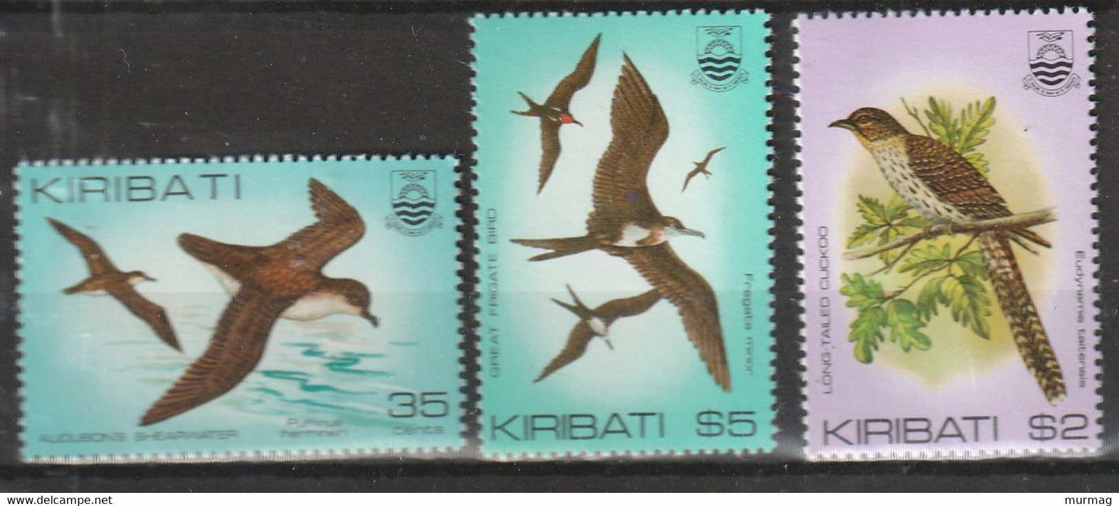 KIRIBATI - Faune Oiseaux - N° 62-77 - 1982 - MNH - Kiribati (1979-...)