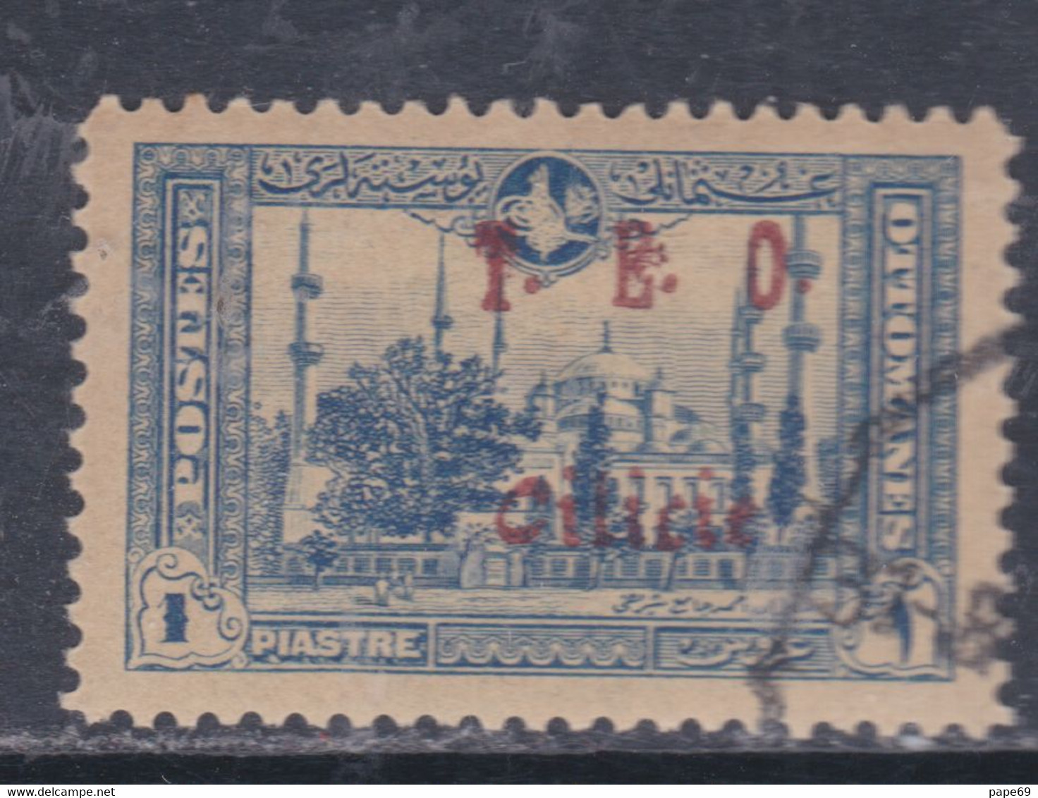 Cilicie N° 70 O  1 Pi Bleu, Oblitération Légère Sinon TB - Gebruikt