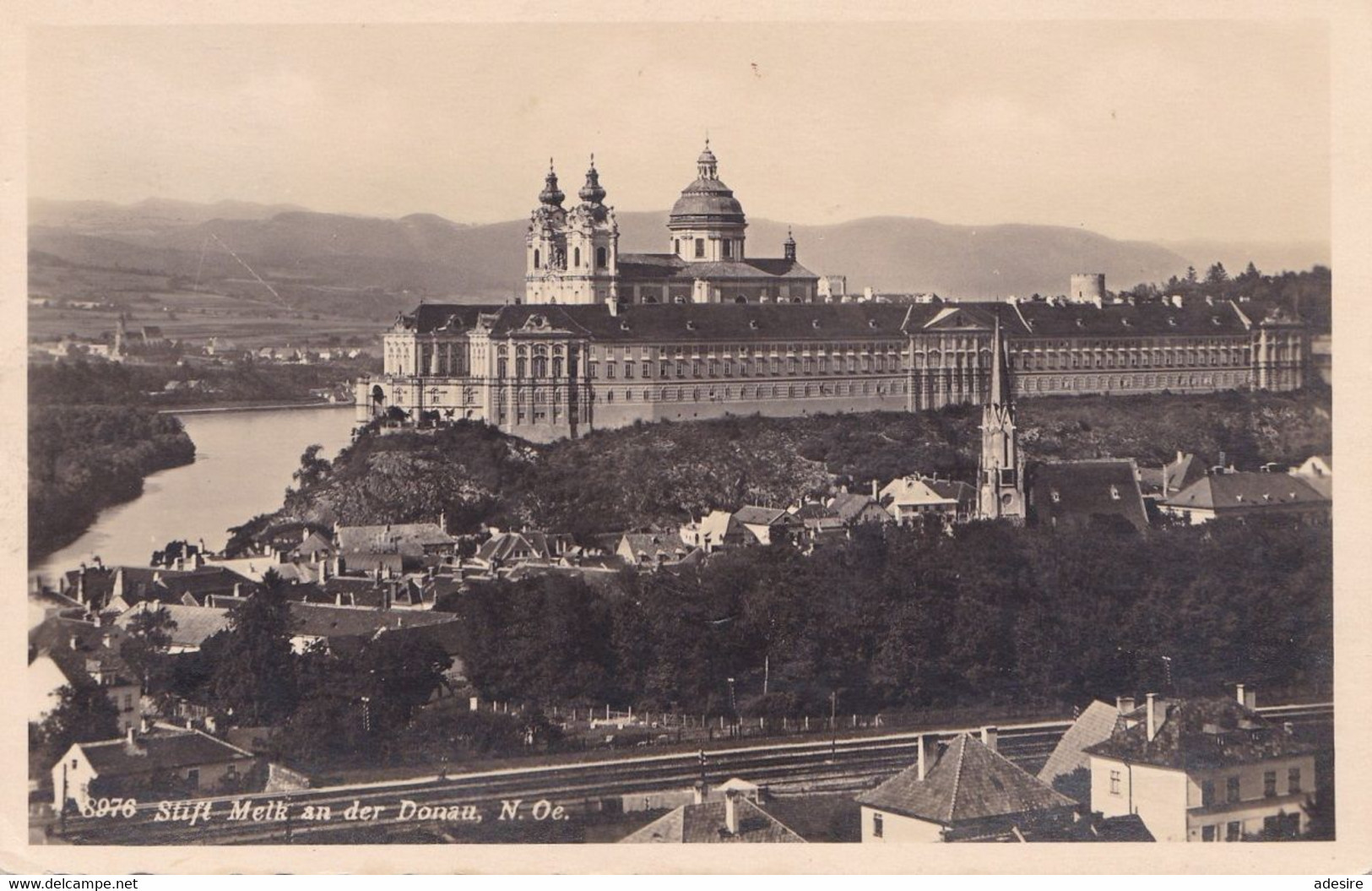 STIFT MELK An Der Donau, Fotokarte Gel.1938 - Melk