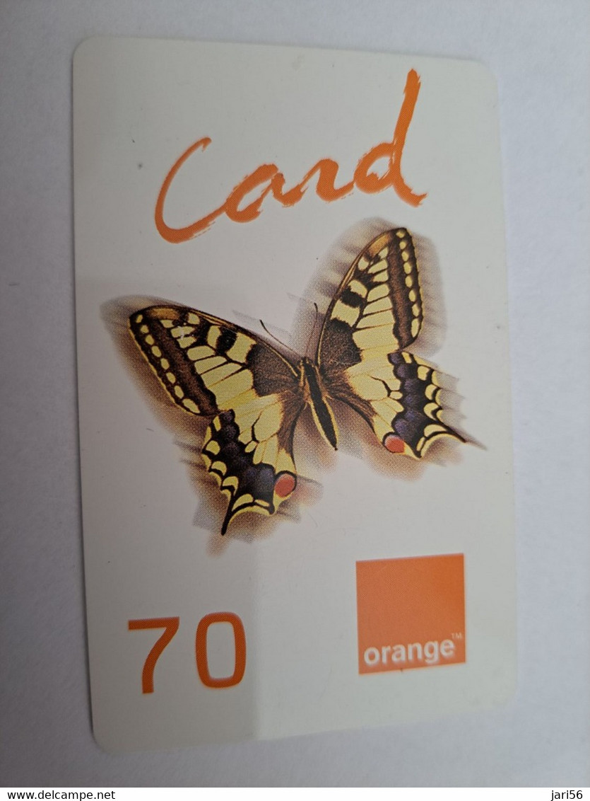 Phonecard St Martin French  ORANGE ,70  Units   BUTTERFLY   Date:30-04-02  **10793 ** - Antillen (Frans)