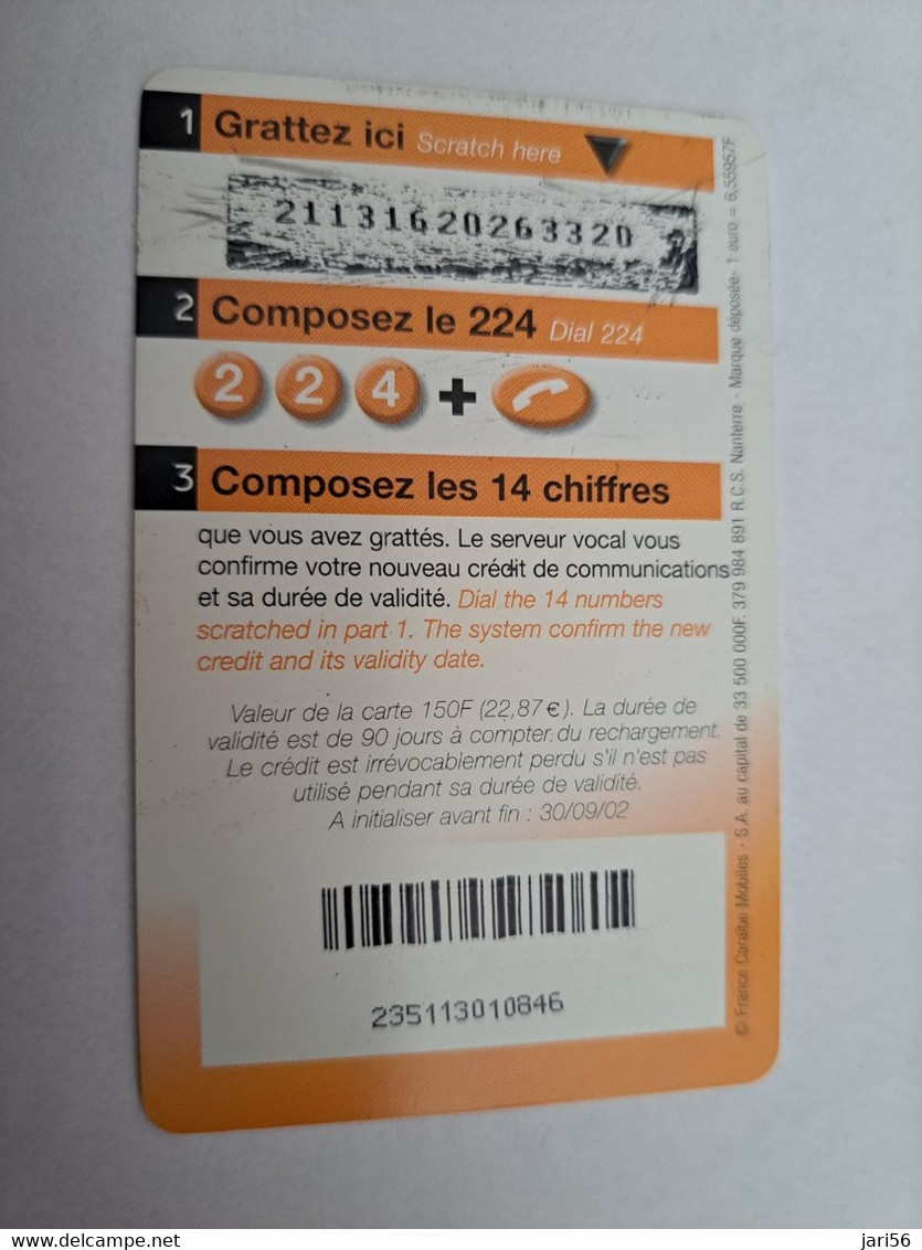 Phonecard St Martin French  ORANGE ,150 Units   SEASTAR  Date:30-09-02  **10794 ** - Antillen (Frans)