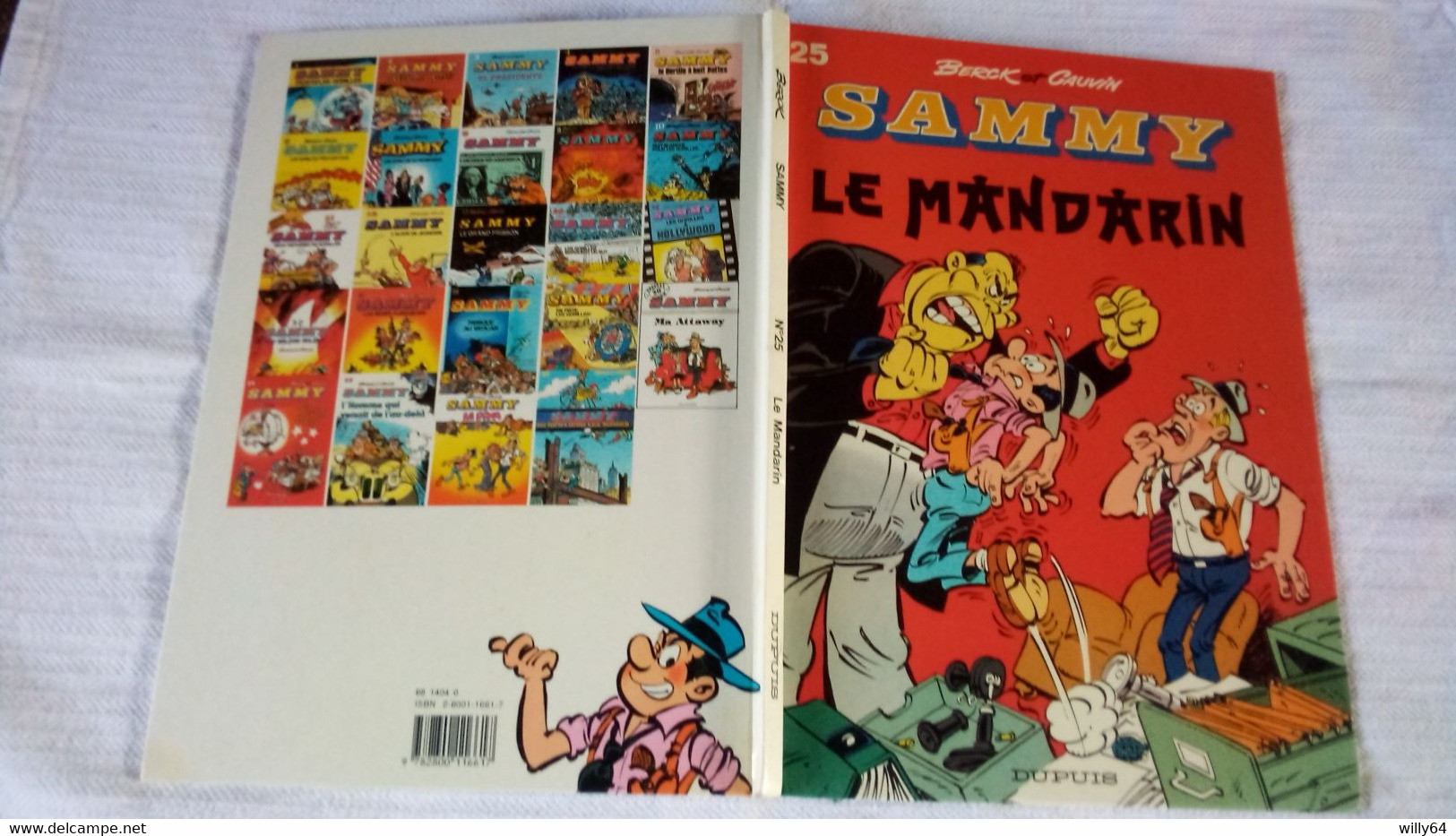 SAMMY N°25  Le Mandarin  EO 1989   DUPUIS TBE - Sammy