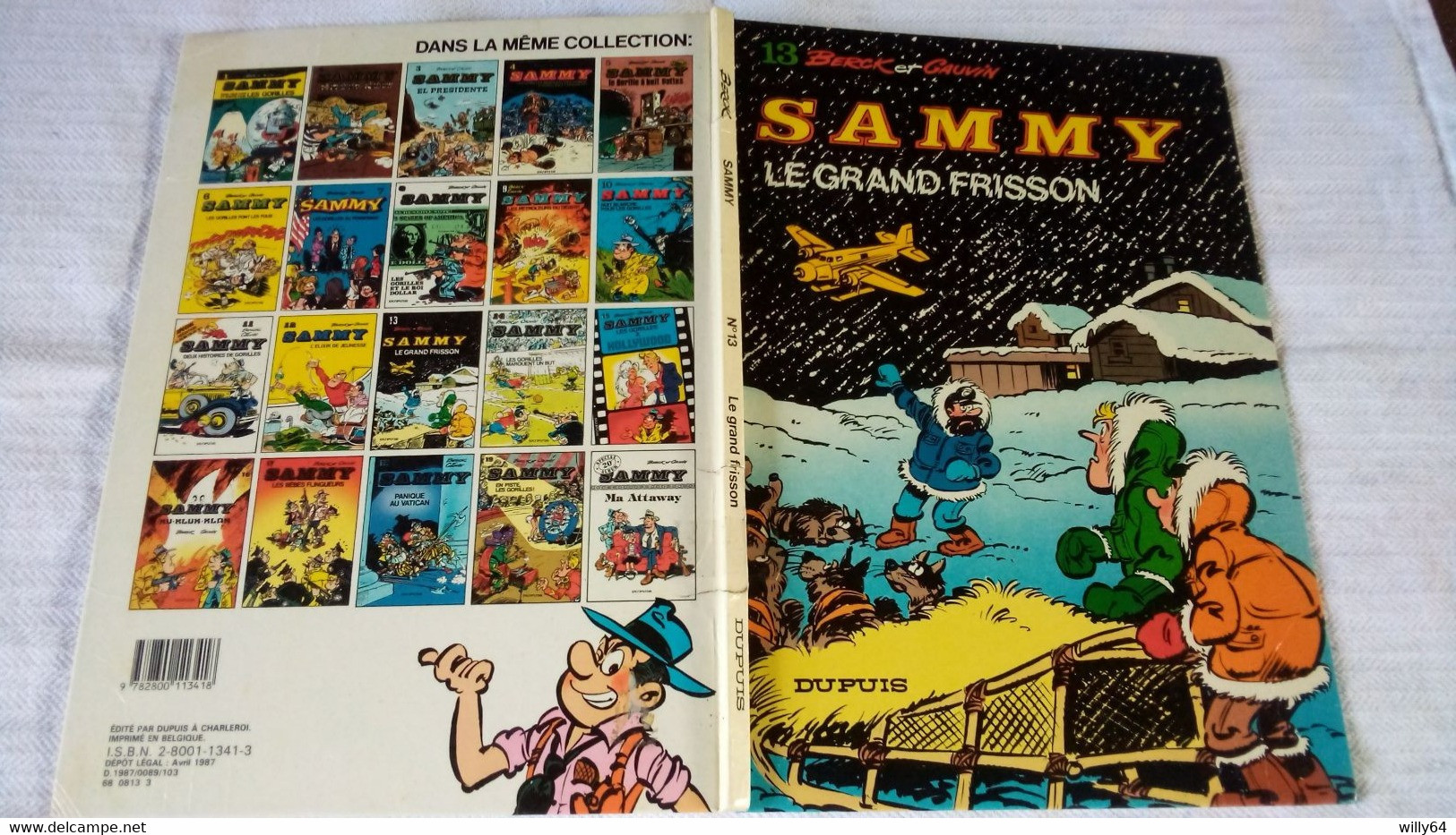 SAMMY N°13  Le Grand Frisson   1986   DUPUIS TBE - Sammy