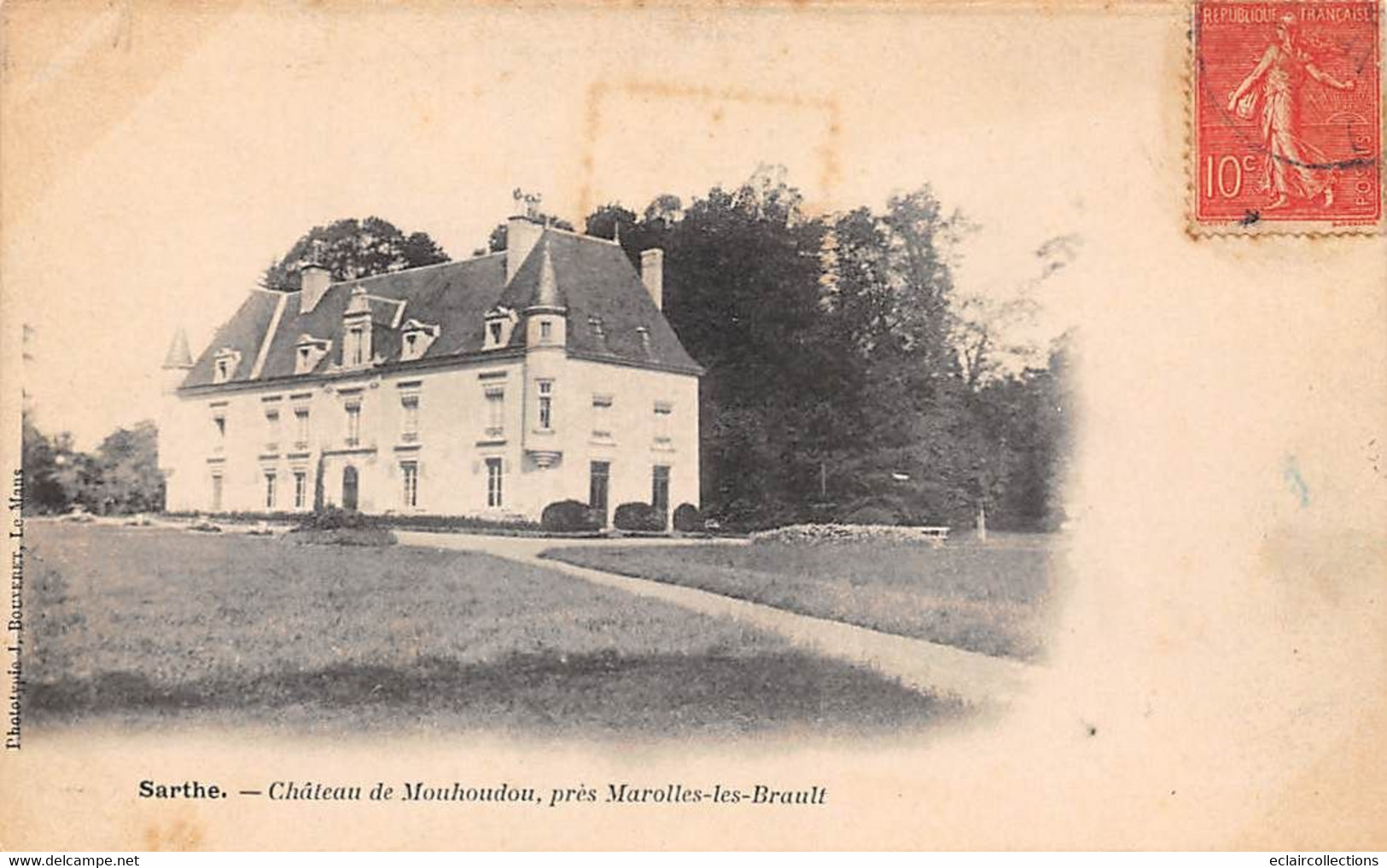 Marolles Les Braults        72           Château De Mouhoudon       (voir Scan) - Marolles-les-Braults