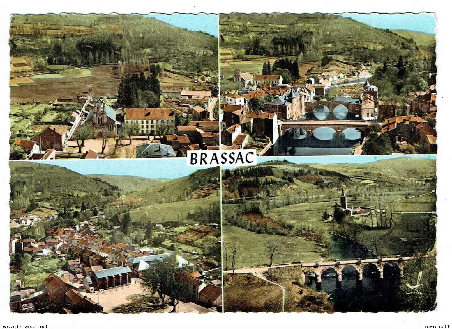 81 TARN BRASSAC Multivues Plan Peu Courant - Brassac