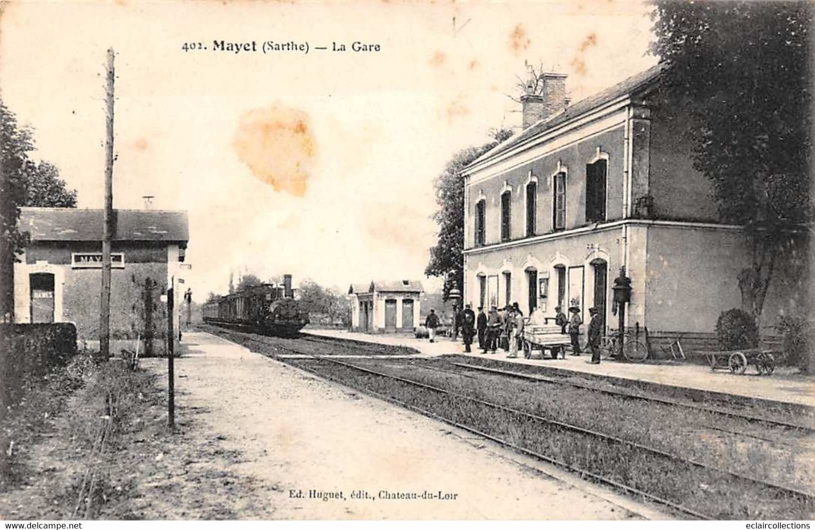 Mayet        72        La Gare.  Train .               (voir Scan) - Mayet