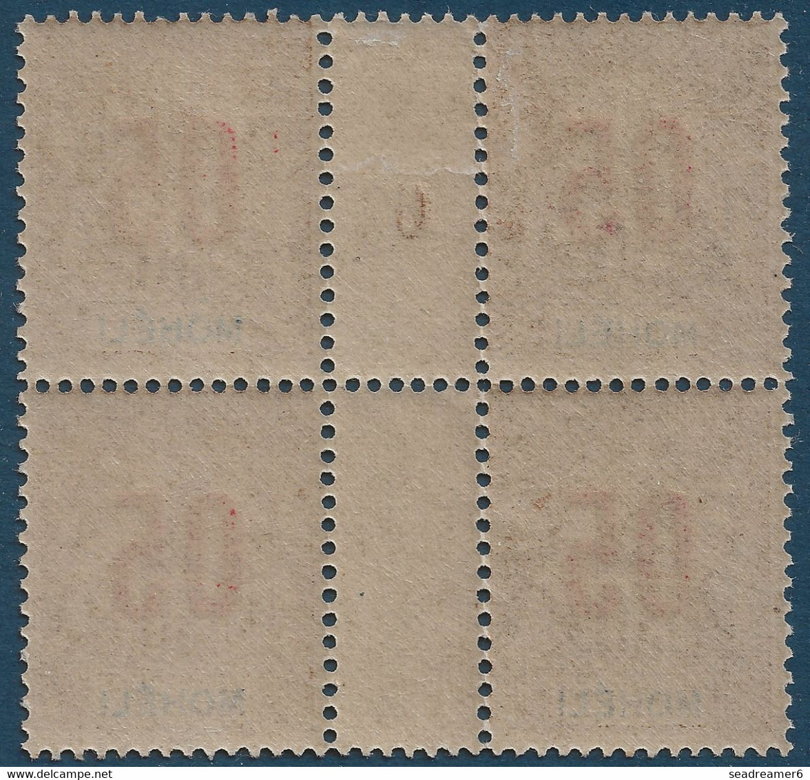 France Colonies Type Groupe Mohélie Bloc De 4 Millésime 6 N°19**/* Très Frais & TTB - Unused Stamps