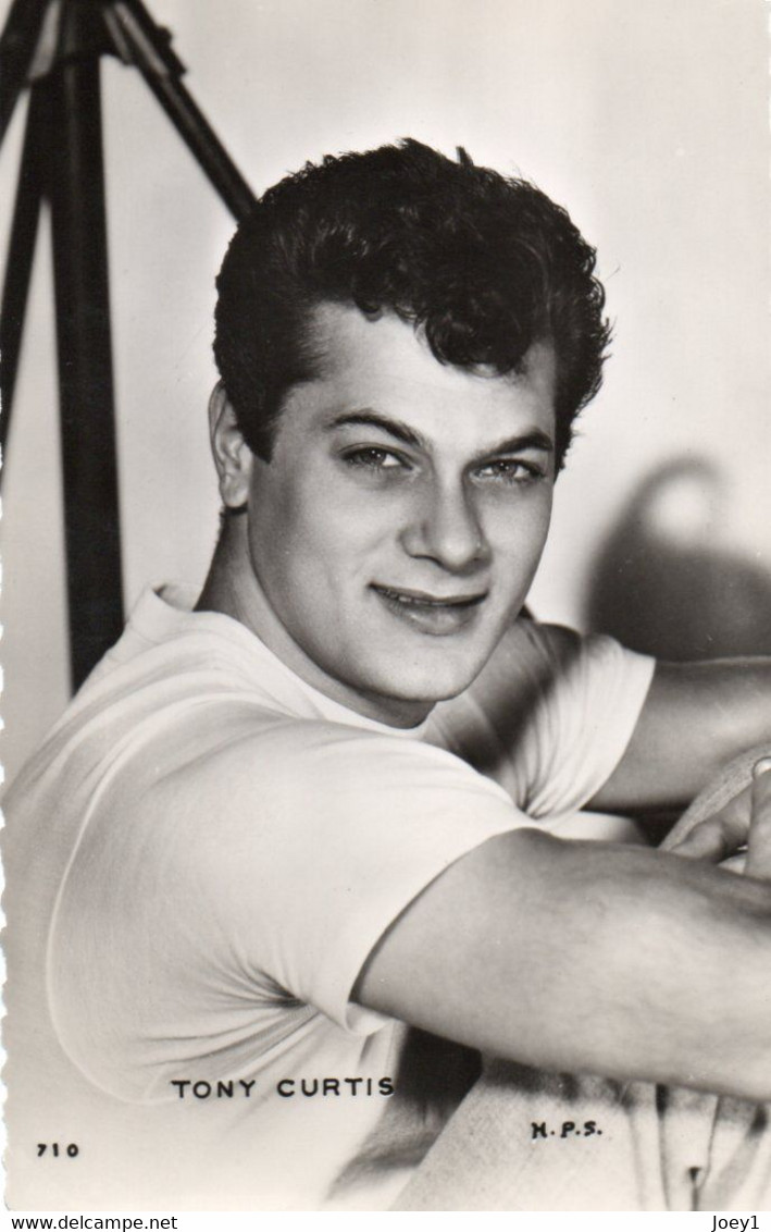 Carte Photo Tony Curtis MPS - Beroemde Personen