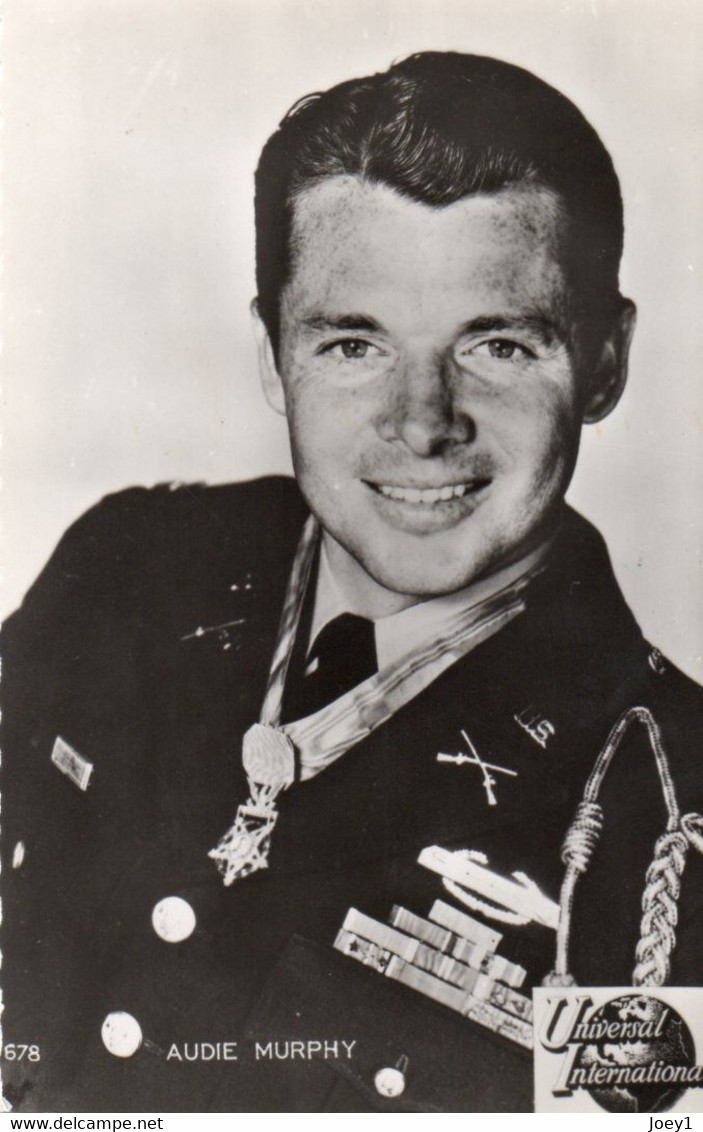 Carte Photo Audie Murphy Studio Universal - Berühmtheiten