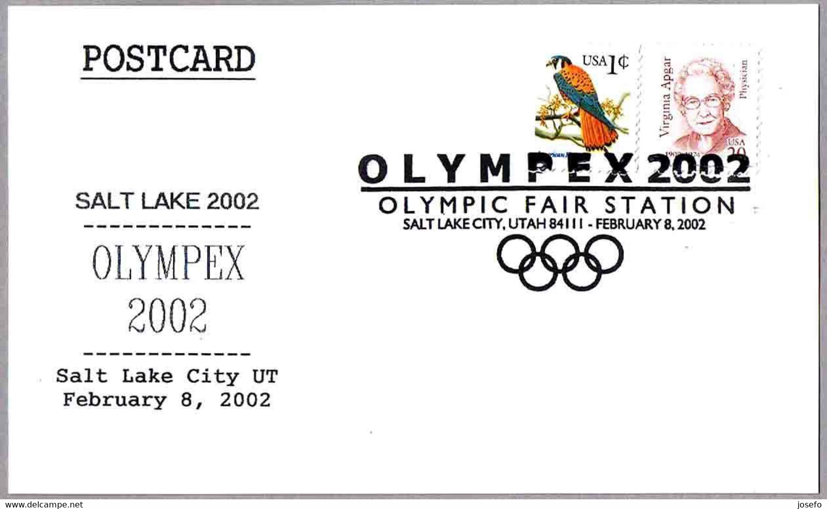 2002 WINTER OLYMPICS - OLYMPEX 2002. Salt Lake City UT 2002 - Winter 2002: Salt Lake City