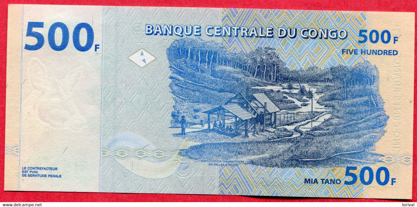 500 Francs 2013 Neuf 2 Euros - République Du Congo (Congo-Brazzaville)