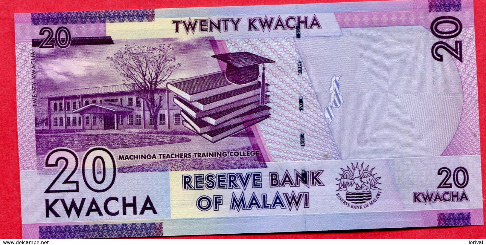 20 Kwacha  Neuf 2 Euros - Malawi