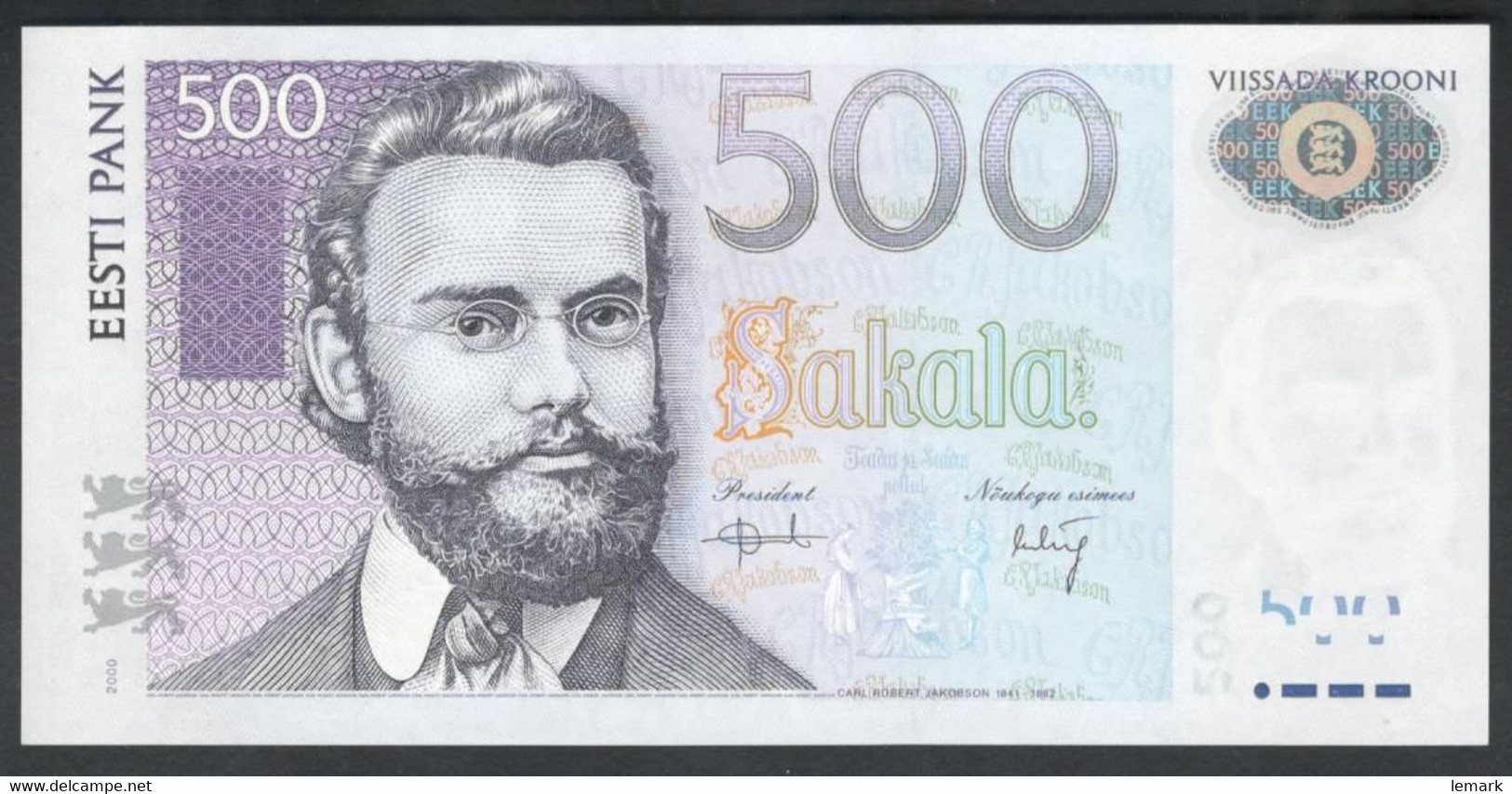 Estonia 500 Krooni 2000 P83 AT207638 A - Estonie