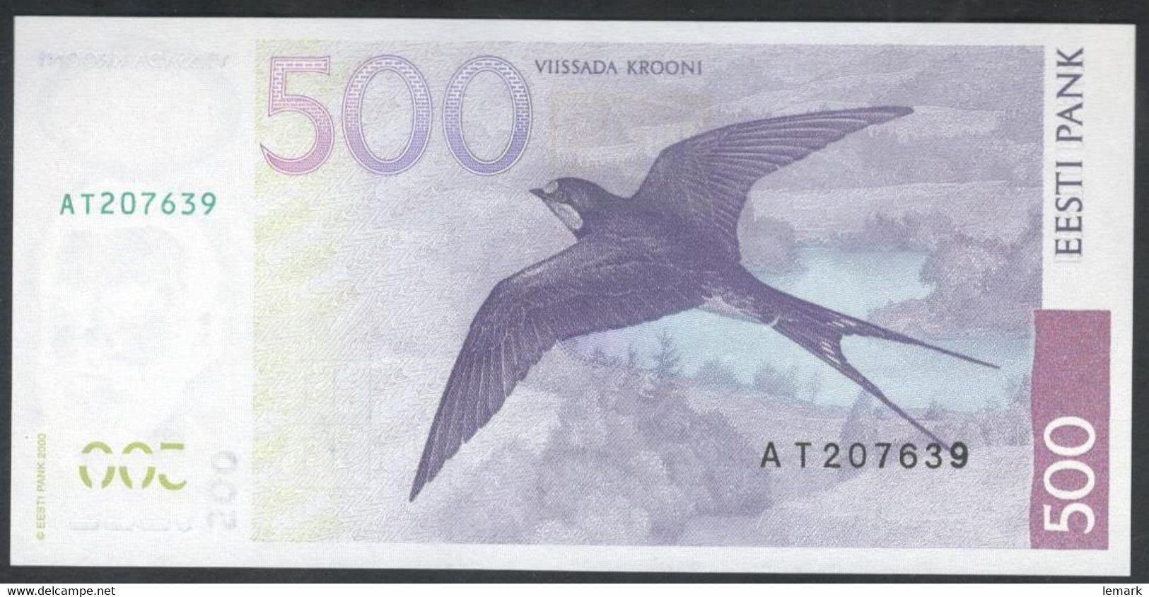 Estonia 500 Krooni 2000 P83 AT207638 A - Estonie
