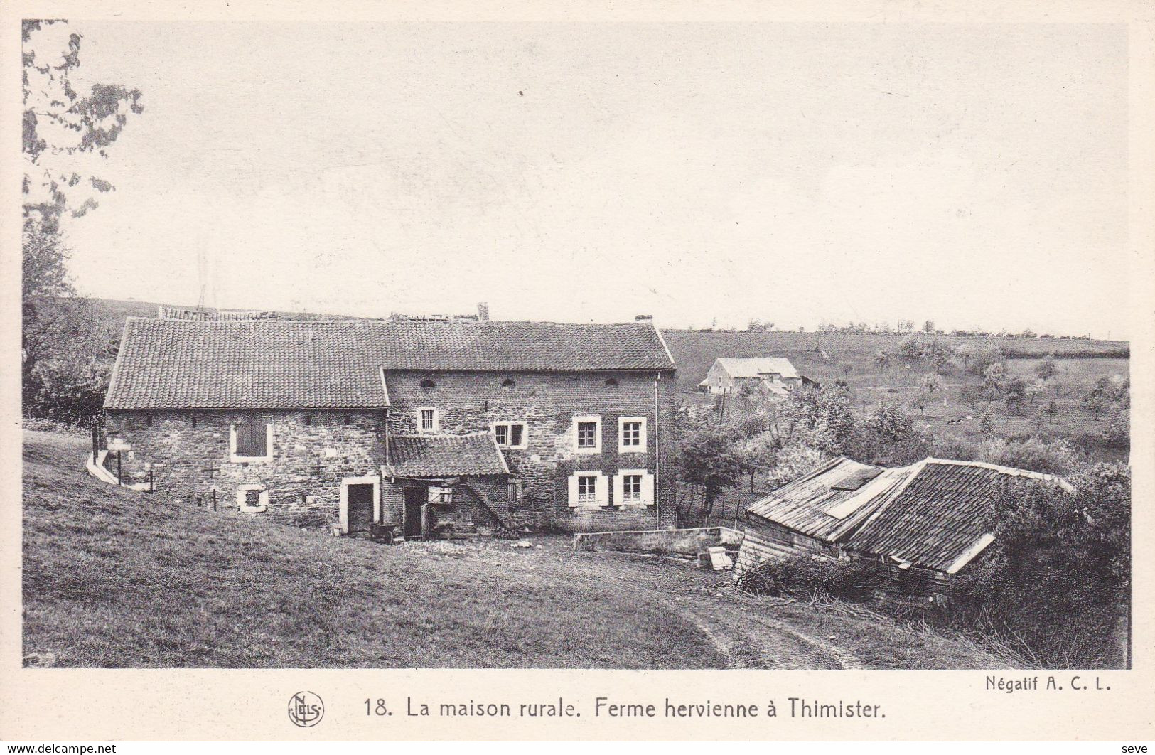 Maison Rurale Ferme Hervienne à Thimister NELS  Non Circulée - Thimister-Clermont