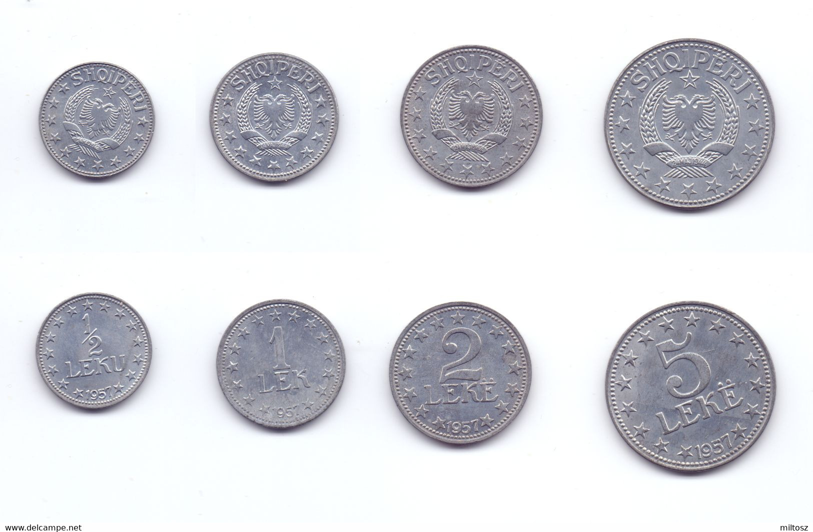 Albania 4 Coins Set 1957 - Albanien