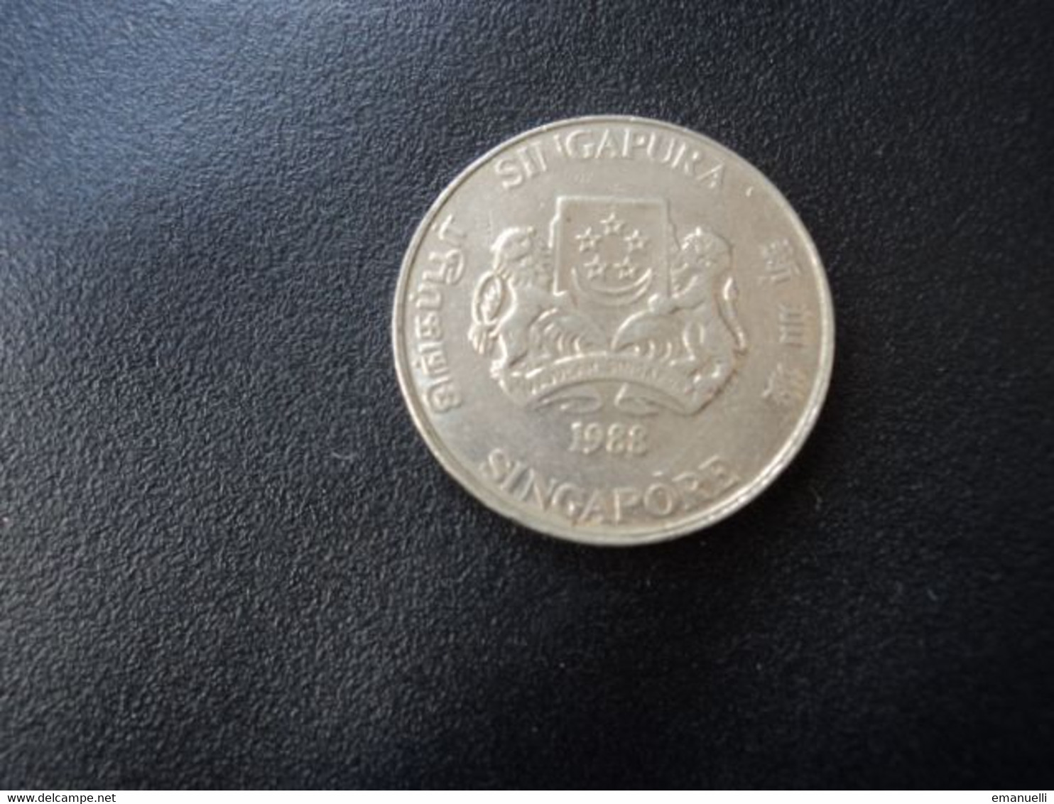 SINGAPOUR : 20 CENTS  1988    KM 52     SUP - Singapour