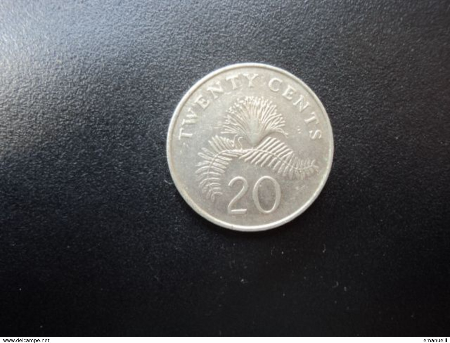 SINGAPOUR : 20 CENTS  1988    KM 52     SUP - Singapour