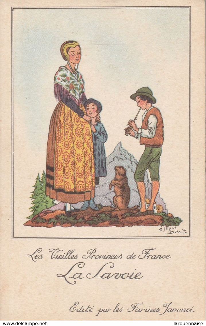 Les Vieilles Provinces De France - La Savoie ( Illustrateur Droit) - Droit