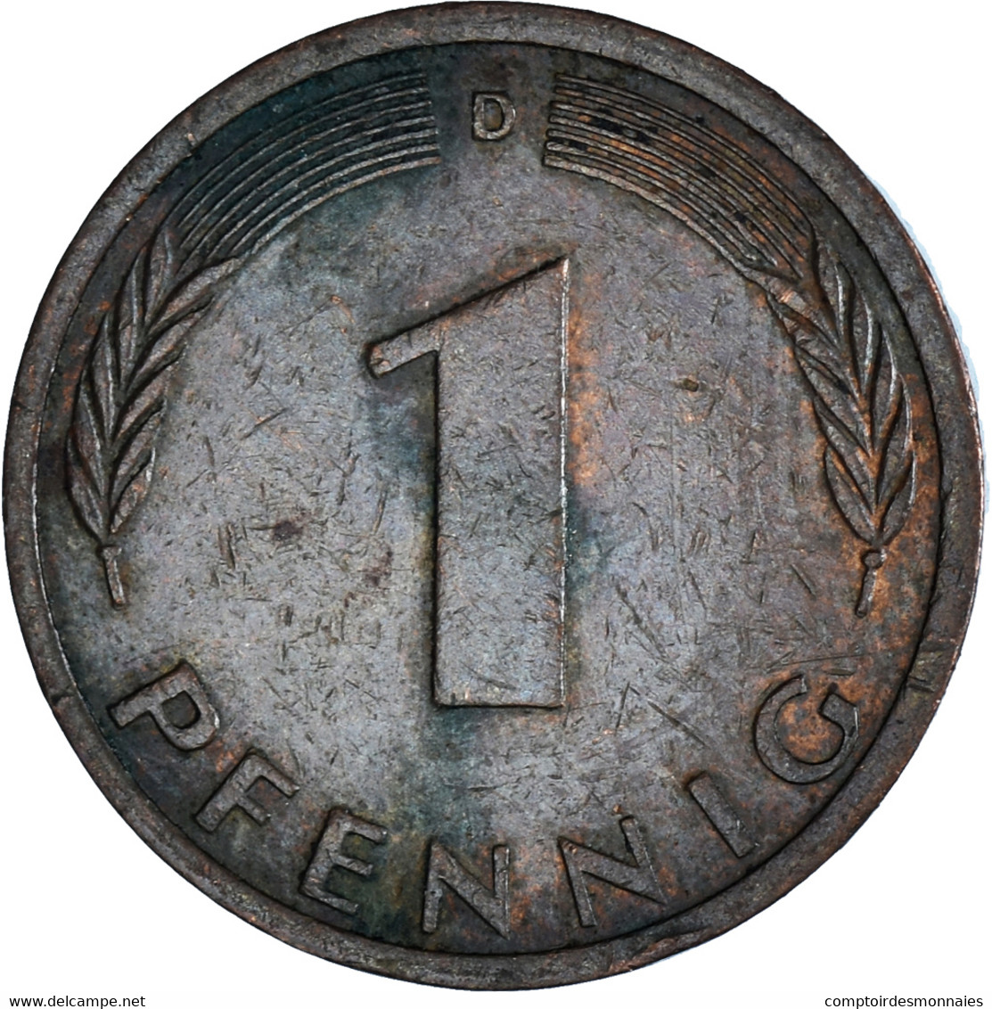 Monnaie, République Fédérale Allemande, Pfennig, 1972, Munich, TTB, Cuivre - 1 Pfennig