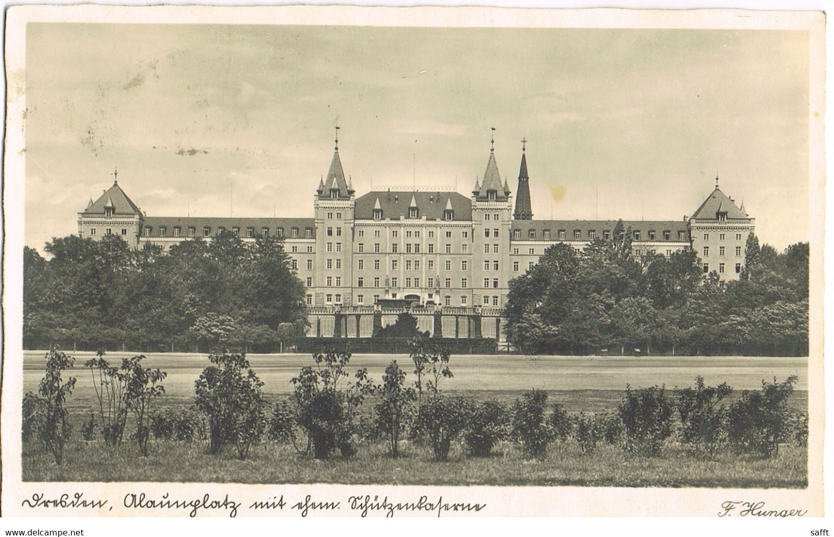 AK Dresden, Alaunplatz Mit Ehemaliger Schützenkaserne 1941 - Dresden