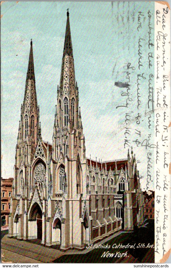 New York City St Patricks Cathedral 1905 - Chiese